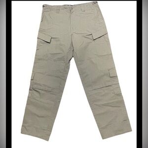 CQR Mens Tactical Pants Medium Ripstop Brown Utility Cargo Hiking Work UAP01